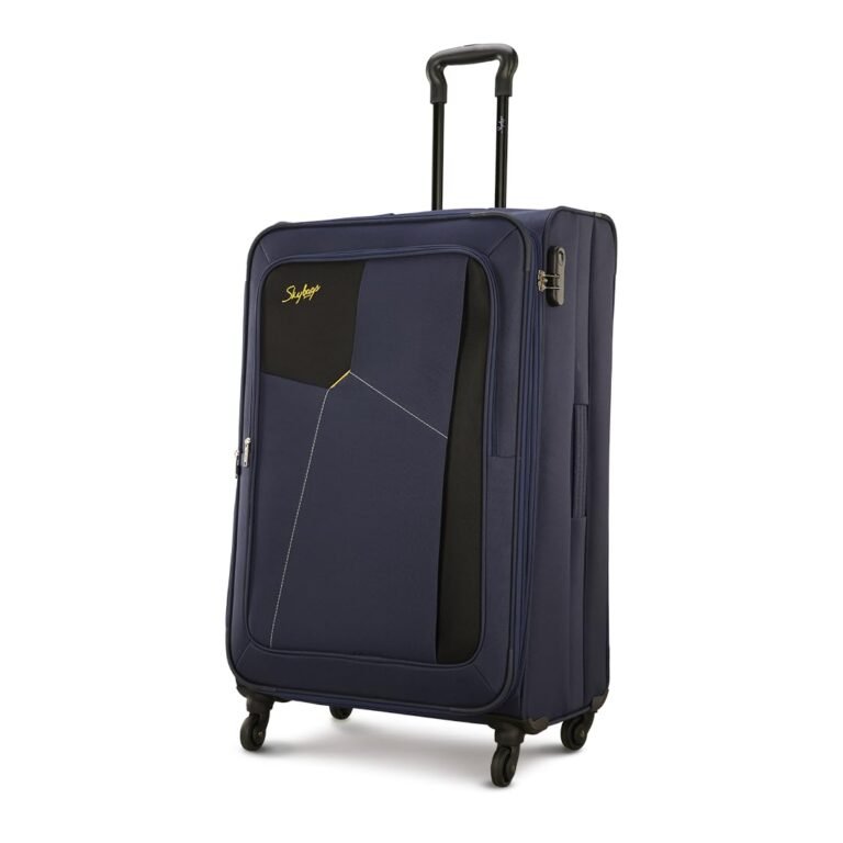 Skybags Rubik Soft Case Medium Size (Check-in) Trolley Bag, Blue