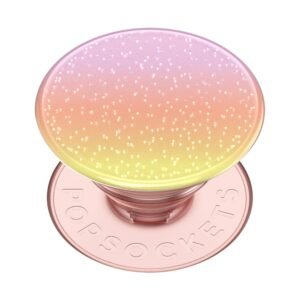 ​​​​PopSockets Phone Grip with Expanding Kickstand – Glitter Aura Sunrise