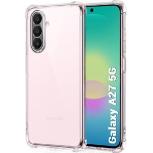 TheGiftKart Transparent Crystal Clear Back Cover Case for Samsung Galaxy A27 5G | Shockproof Soft TPU Case | Cushioned Edges for Ultimate Protection Cover Case for Samsung A27 5G (TPU, Transparent)