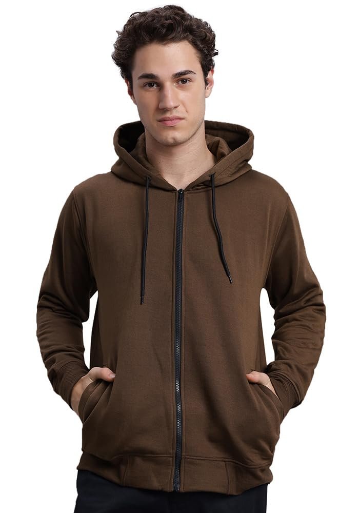 Wear Your Opinion Men’s Plus Size Fleece Zipper Hoodie Jacket