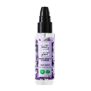 Love Beauty And Planet Organic Argan Oil & Lavender Paraben-Free|| Instant Frizz Control Serum|| No Dyes|| No Mineral Oil 50ml
