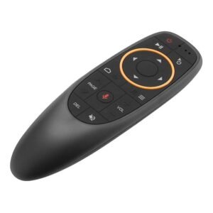 Air Mouse Wireless Infrared Remote Control 6 Axis Gyroscope IR Learning Original Fly Mouse with Voice Input Mic Compatible for Any Smart TV Android TV Box PC Projector Universal
