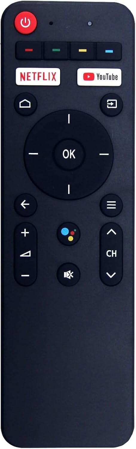 Compatible with Haier TV Remote Original HTR-U28 Suitable for LED UHD HD Smart Android Haier Television Without Google Assistant Feature
