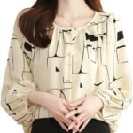 TOPLOT Women’s Shirt Top | Elegant Floral and Artistic Prints for a Stylish Look | Long Puffed Sleeves for a Trendy Touch | Stylish Available in Pack of 2 (5233)