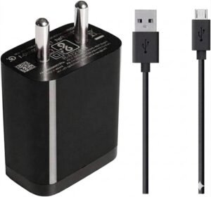 Fast Charger Compatiable with 1 Meter Micro USB Type B Charger for Xiaomi Redmi Note 3, Redmi Note 5 Pro, Mi Note 4 9/9A/9i/4//7/7A/Y1 Adapter Like Wall Charger | Android USB Charger (2.4 Amp, Black)