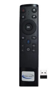 Remote Control Compatible with Android Tv Box Mini Pc Internet Tv Box Smart Tv Projector HTPC Gyroscope Air Fly Mouse with 2.4 Ghz Wireless Connection, Voice Air Mouse Remote