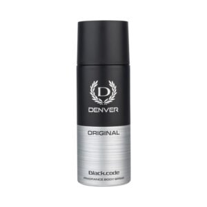 Denver Black Code Deo – 150ML | Long Lasting Deodorant Body Spray for Men