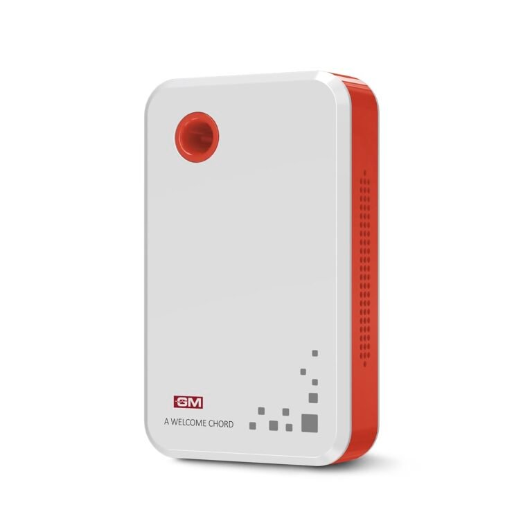 GM 4008 Strio Stereophonic Ring Doorbell, Wall-Mounted Ding Dong Bell, Soothing Chime Suitable for Hotel Rooms and Homes. (Pack of 1)