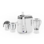 Sujata Powermatic Maxima Juicer Mixer Grinder|900 Watts Double Ball Bearing Motor|22000 RPM|Non-Stop 90 Mins Running|3 Jars including 1750ml Blender, 1000ml Grinder, 500ml Chutney Jar| (White)