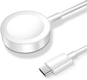 Thunder eagle for Apple Watch Charger Cable, 3FT USB C to Magnetic Wireless Fast i-Watch Charging Cord [Portable], Compatible with Watch Series Ultra/9/8/7/6/SE/SE2/5/4/3/2 (White1)