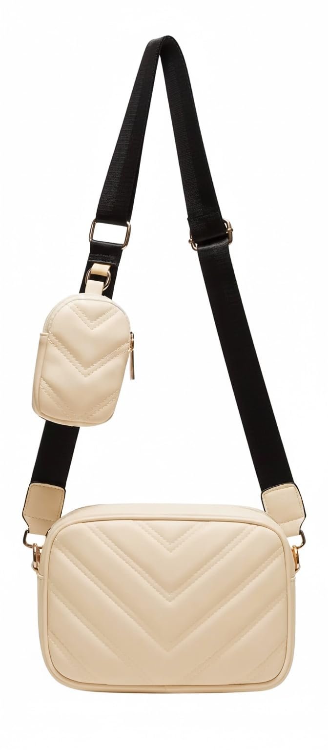 ADISA Women’s Girls Cross Body Sling Bag with Pouch