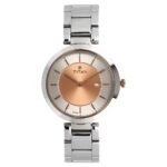 Titan Ladies Neo-Ii Analog Rose Gold Dial Women’s Watch-NL2480KM01
