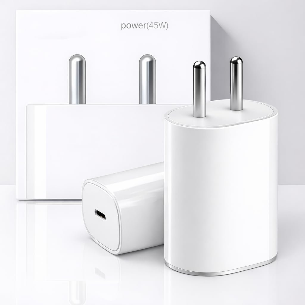 Nothing 45W PPS Type C Charger Adapter for CMF by Nothing Phone 4b/4a Pro/4a/3/3a Pro/3a/lite/2a/2a Plus/2/CMF Phone 2 pro/1/Tablet/Pad, OG 45 w USB C Fast Rapidly PD Mobile Charging, White