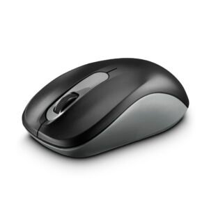 Hama AMW-200 Optical Wireless Mouse with Nano Receiver,1600 DPI Optical Sensor, 2.4GHz Connectivity, 3 Buttons Wireless Mouse – (Anthracite/Black)