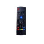 AMUD Air Mouse Remote Control 2.4G Wireless Keyboard IR Learning Smart TV Android TV, Smart Tv, Laptop, Projector, CCTV, Box T9, H96Max, X96 Mini Remote Controller (Black)- 1pcs