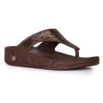 Bata Women’s Platform Heel Sandal – DARK BROWN (5 UK) (5724121)