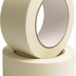 AIPL Masking Tape – 20 Meter Length 48 MM / 2″ Inch – 2 Rolls Per Pack – Easy Tear Tape Best for Carpenter Labelling Painting and leaves no residue after a peel.