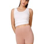Nykd (NYP083) Cotton Stretchable Cycling Shorts for Women – | High Waist Shorties with Full Coverage & Concealed Waistband | Ideal for Casual wear & Sports