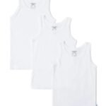 Jockey 3320 Boys Super Combed Cotton Round Neck Sleeveless Vest (Pack of 3)