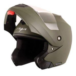 Vega Crux Dx Dull Battle Green Helmet-L