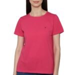 Allen Solly Women’s Solid Round Neck T‑Shirt | Regular Fit | Soft Cotton | Everyday Casual Essential