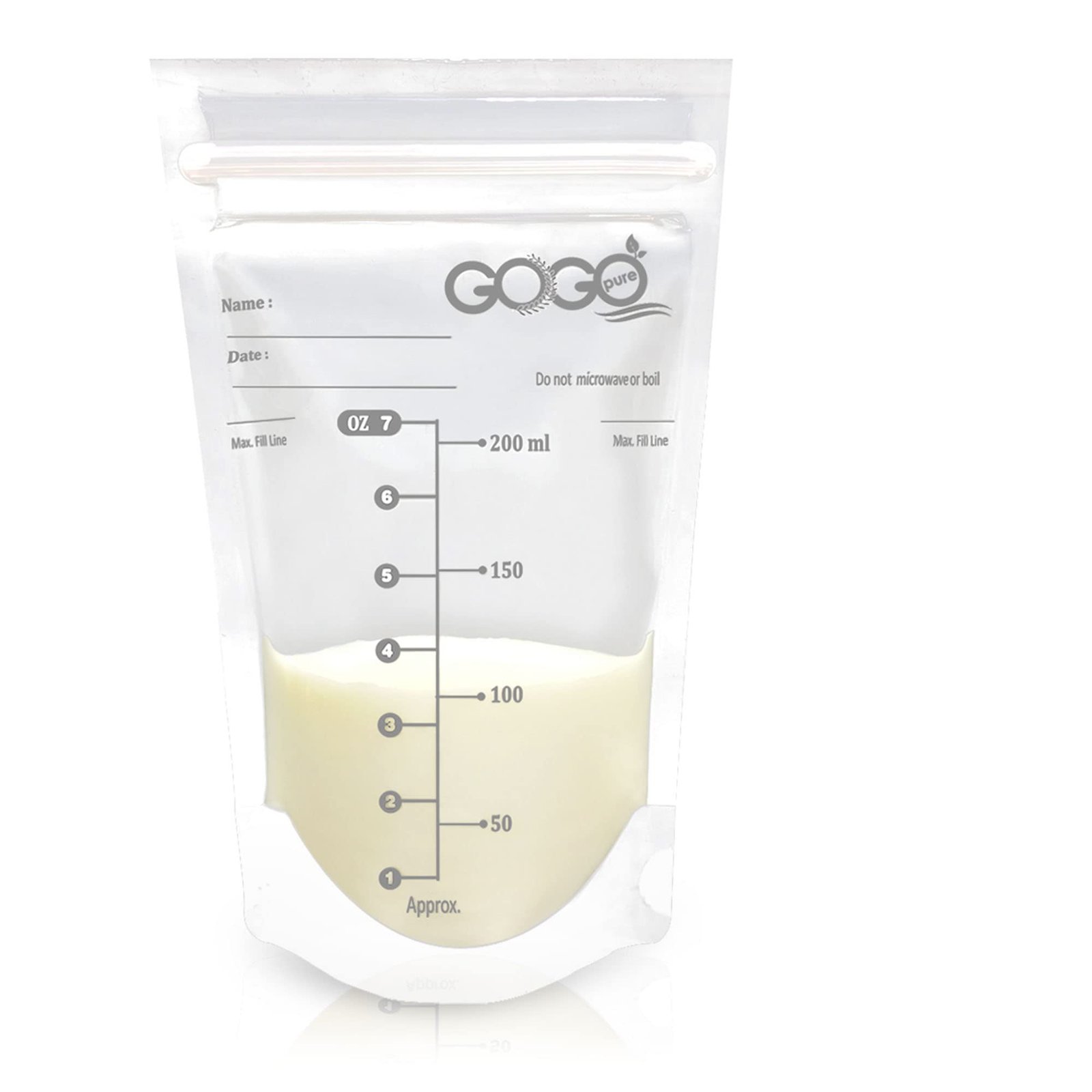 240 Count Best Value Pack Breast Milk Storage Bags – 7 Ounce, Pre-Sterilized, BPA Free, Leak Proof Double Zipper Seal, Self Standing, for Refrigeration and Freezing – Only Available at Amazon!