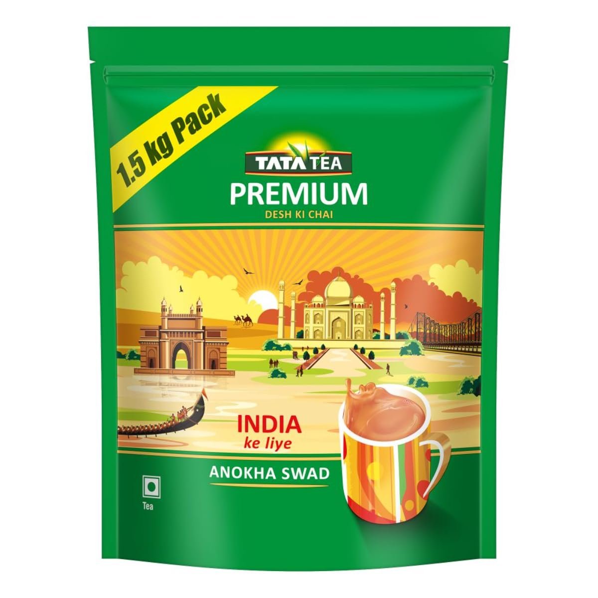 Tata Tea Premium | Desh Ki Chai | Unique Blend Crafted For Chai Lovers Across India | Black Tea | 1.5kg
