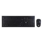 HP USB Wireless Spill Resistance Keyboard and Mouse Combo with 10m Working Range 2.4G Wireless Technology / 3 Years Warranty (4SC12PA), Black
