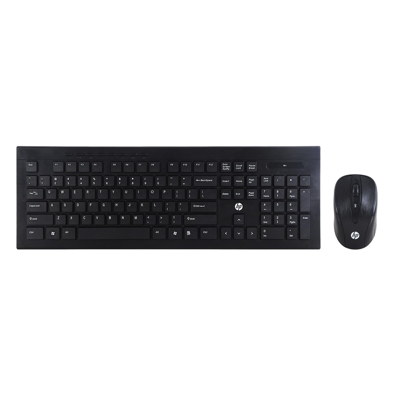 HP USB Wireless Spill Resistance Keyboard and Mouse Combo with 10m Working Range 2.4G Wireless Technology / 3 Years Warranty (4SC12PA), Black