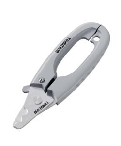 BUILDSKILL Wire Cutter and Stripper – Stainless Steel Electrical Tool for Electronics, Electrical tool for Industrial & Home Use – Strips Wires in One Step, Sharp Edges, Comfortable Grip, Hang Hole