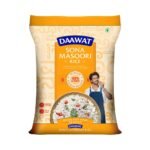 Daawat Sona Masoori Rice 1 kg | Premium Medium Grain Rice | 100% Authentic Regional Delight | Aromatic & Easy to Digest | Ideal for South Indian Meals