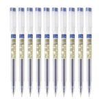 FLAIR Glass Gel Pen Wallet Pack | Tip Size 0.6 mm | Water Proof Ink For Smooth Flow System | Low-Viscosity Ink For Smudge Free Writing | Blue Ink, Pack Of 20