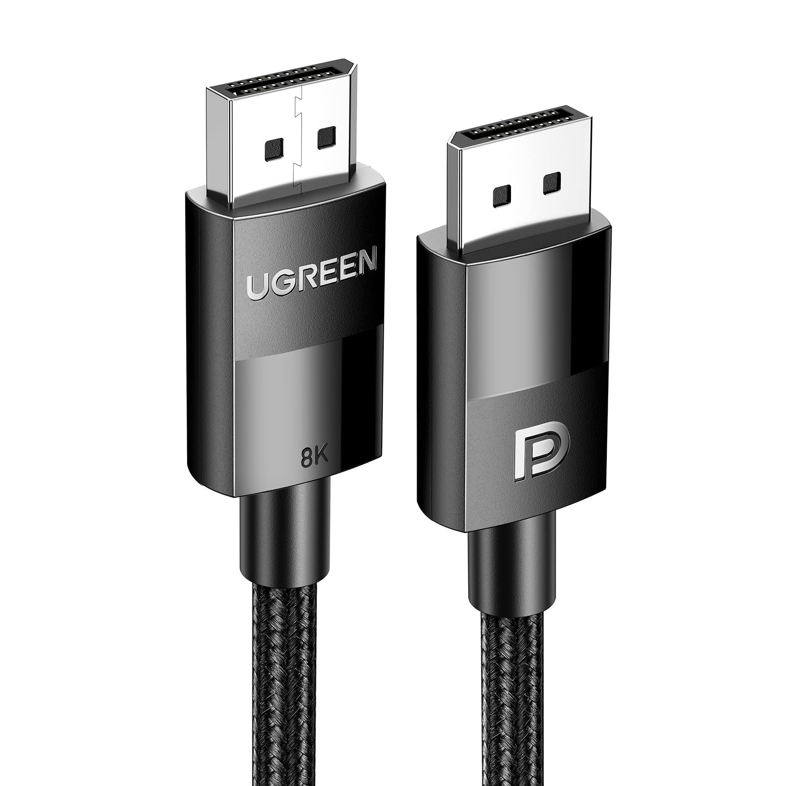 UGREEN 8K@60Hz, 4K@240Hz VESA Certified DisplayPort 1.4 Cable 1M