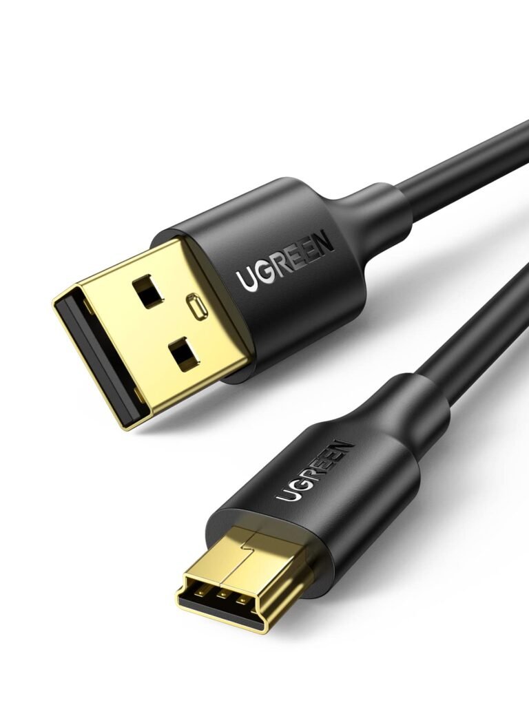UGREEN Mini USB Cable 1M, Type A Male to Mini B 5-Pin Data Charging Cord