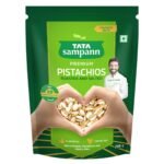 Tata Sampann Pistachios Roasted & Salted, Pista, 200g, Rich In Protein, Phosphorus, & Dietary Fibre, Premium Nuts & Dry Fruits, Crunchy & Delicious Healthy Snack