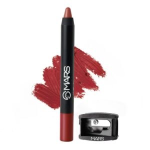 MARS Won’t Smudge Won’t Budge Matte Lip Crayon | Up to 12 hours Long Lasting Lipstick | One Swipe Pigmented | Transfer-proof | Free Sharpener (3.5 gm) (05-I Have Got This)