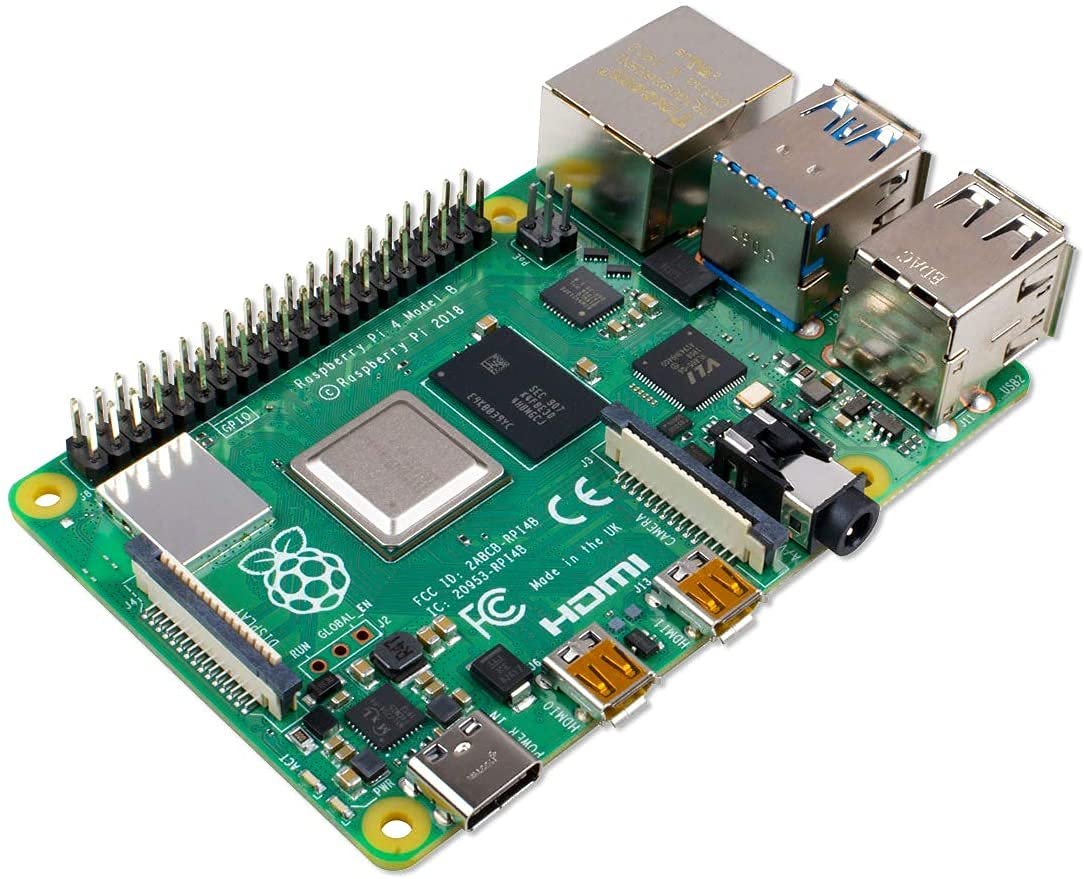 Raspberry Pi 4 Model B 2GB RAM | Quad-Core 64-Bit Broadcom BCM2711 Cortex-A72 Processor, Dual 4K Micro HDMI, Dual-Band WiFi, Bluetooth 5.0, Gigabit Ethernet, USB 3.0 SBC