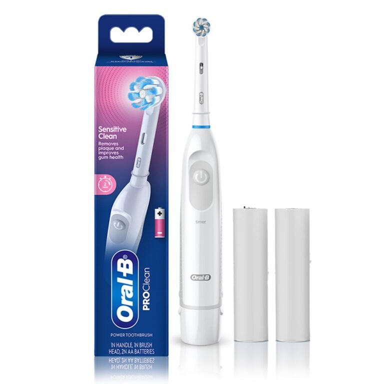 Oral B Pro Expert AA Battery Electric Toothbrush for Adults, 2 Min Timer, Long Battery Life, IPX7 Water Resistant, 2 Year Warranty, Dentist inspired Round Brush Head