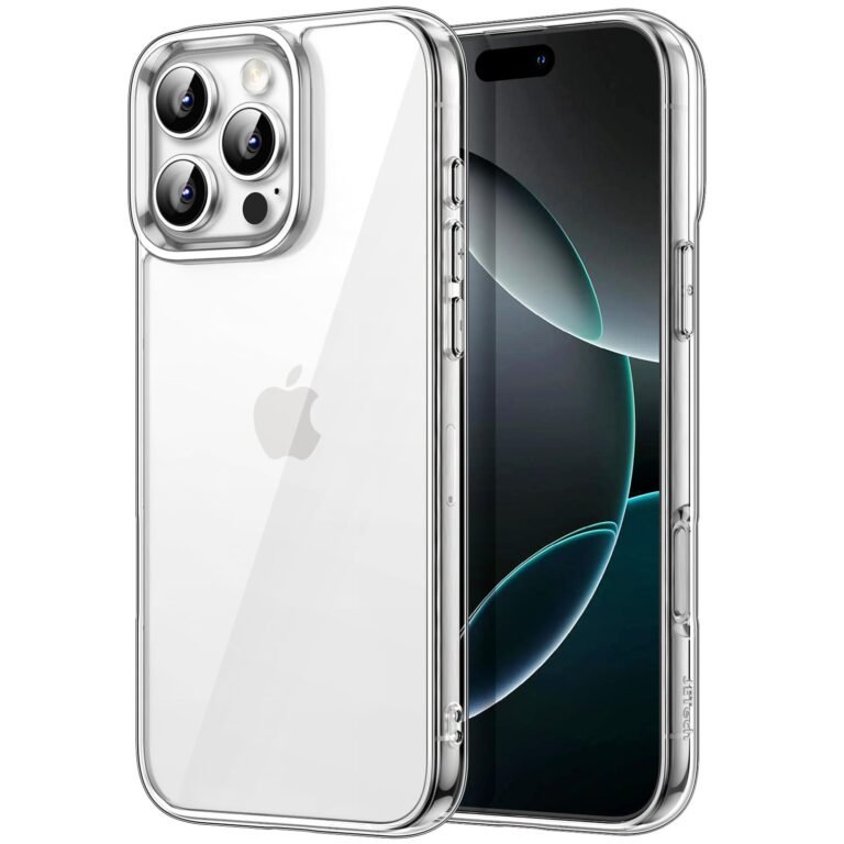 JETech Case for iPhone 16 Pro Max, Anti-Yellowing, Clear