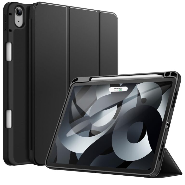 JETech Case for iPad Air 11″ M4/M3/M2 & Air 5/4 10.9″, Black