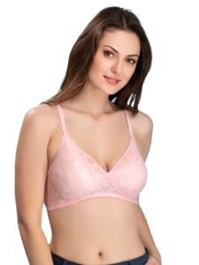 Clovia Women’s Lace Lightly Padded Wire Free Everyday Bra