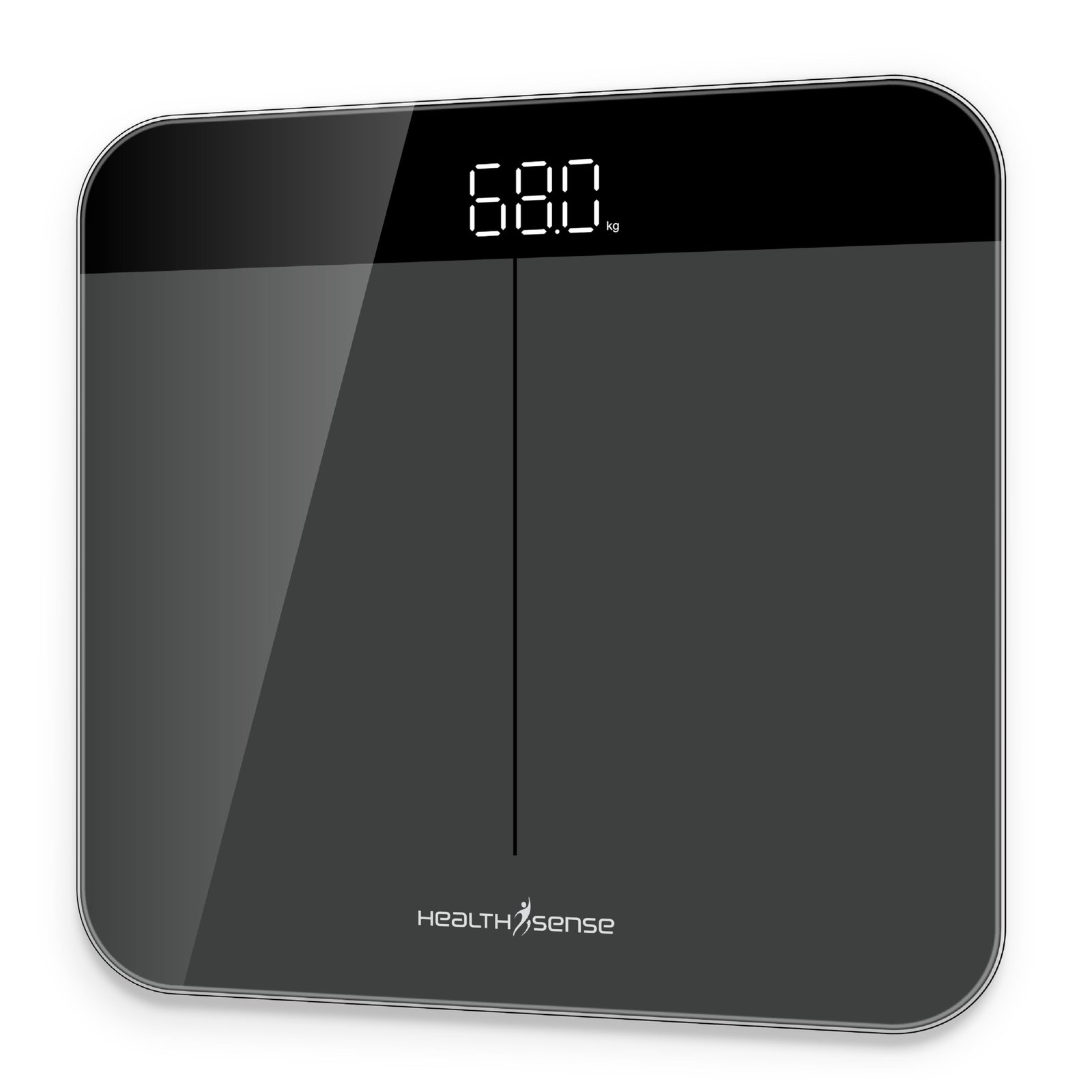HealthSense Weight Machine for Body Weight, Digital Weighing Scale with Step-On Technology, Error Indicator, 1 Year Warranty & Batteries Included – Dura-Glass PS 120