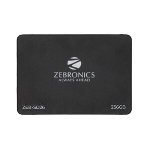 ZEBRONICS SD26 256GB SSD, Ultra Low Power Consumption, S.M.A.R.T. Thermal Management and Silent Operation
