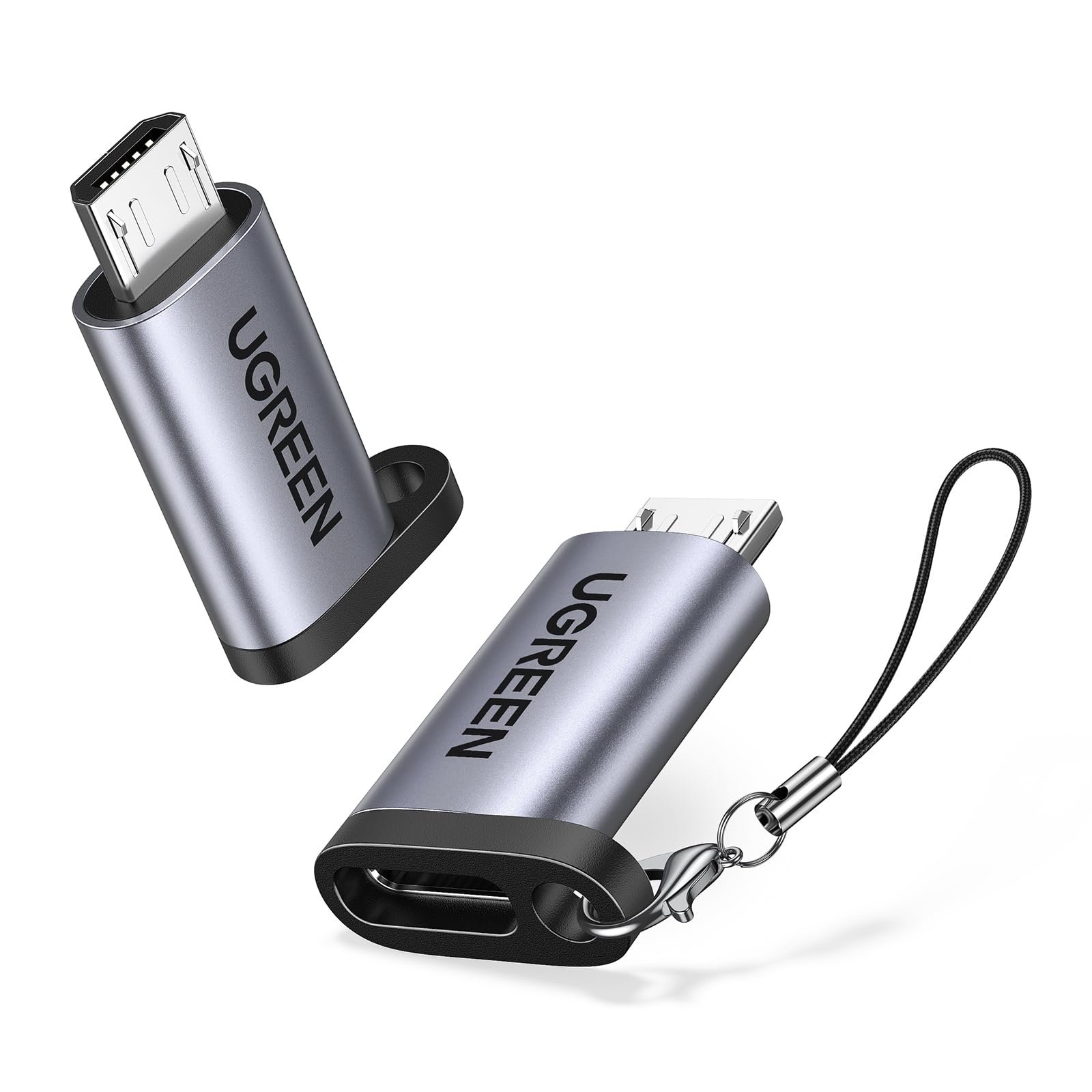 UGREEN USB C to Micro USB Adapter 2 Pack, Type C Female to Micro Male