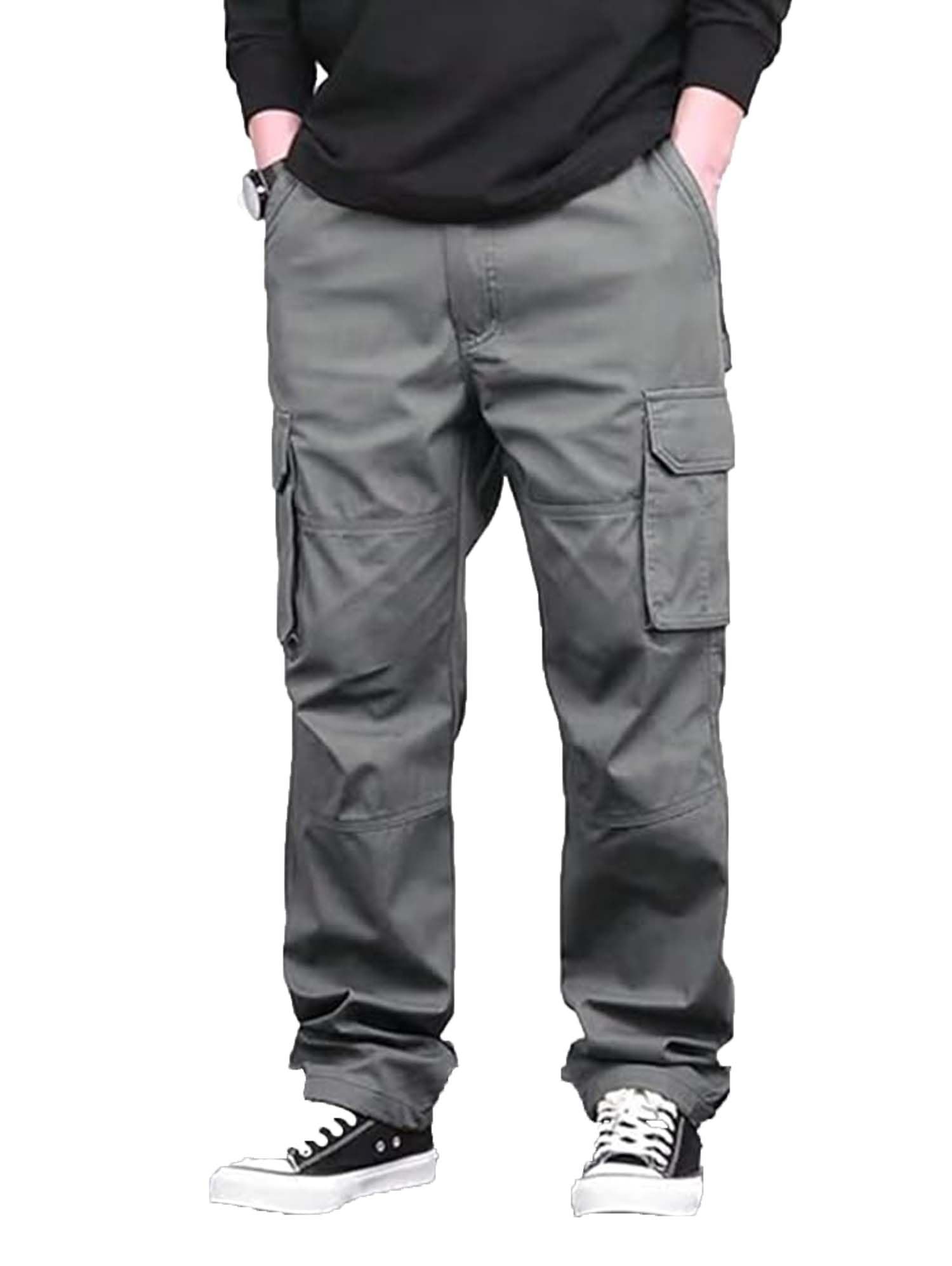 Lymio Cargo for Men | Cotton Cargo Pant | Lower for man | Comfortable Breathable Cargos for Casual, Office Wear | Pant for Men (46-49)