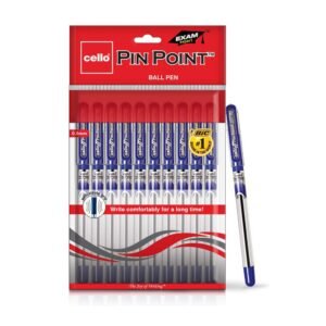 Cello Pinpoint Ballpoint Pens, Blue – Pack of 10