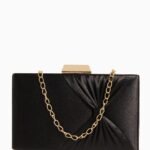 Lavie Women’s Bow Frame Clutch Bags | Detachable Chain Sling Strap | Ladies Purse Wallet