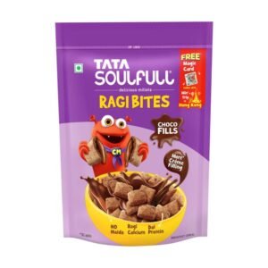 Tata Soulfull Ragi Bites Chocos Fills Breakfast Cereal, No Maida, 250g
