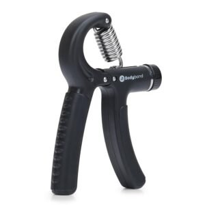 Boldfit Bodyband Hand Grip Workout Strengthener, Adjustable Hand Gripper Unisex for Gym Hand Exercise Equipment to Use in Home for Forearm Exercise, Finger Power Gripper 60 Kg Black-Orange,Plastic