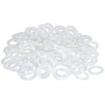 120Pcs Rubber O-Ring Switch Dampeners Keycap white For Cherry MX Key Switch Keyboards Dampers